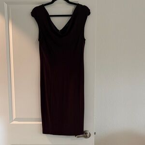 Ann Taylor Chic Burgundy Dress